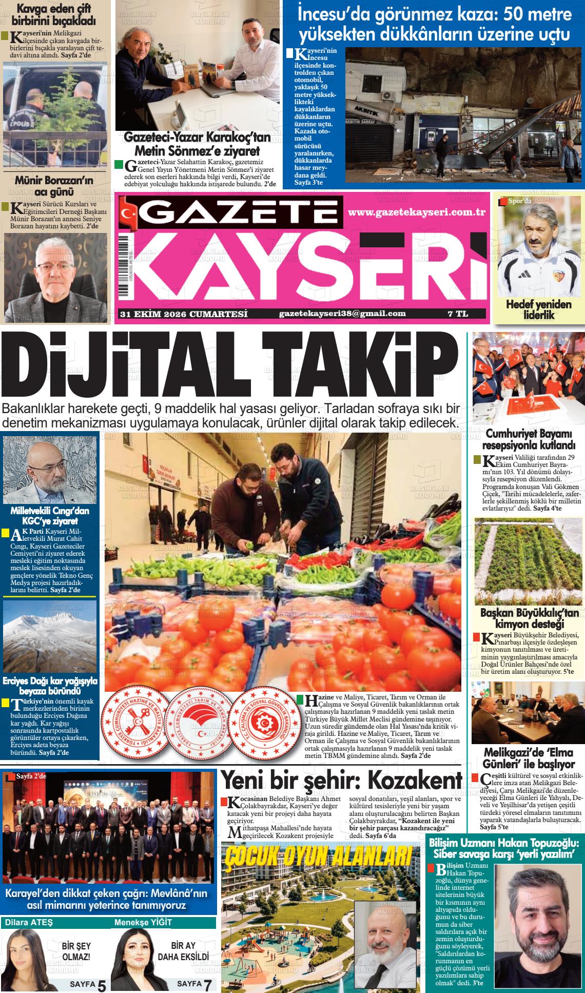GAZETE KAYSERİ