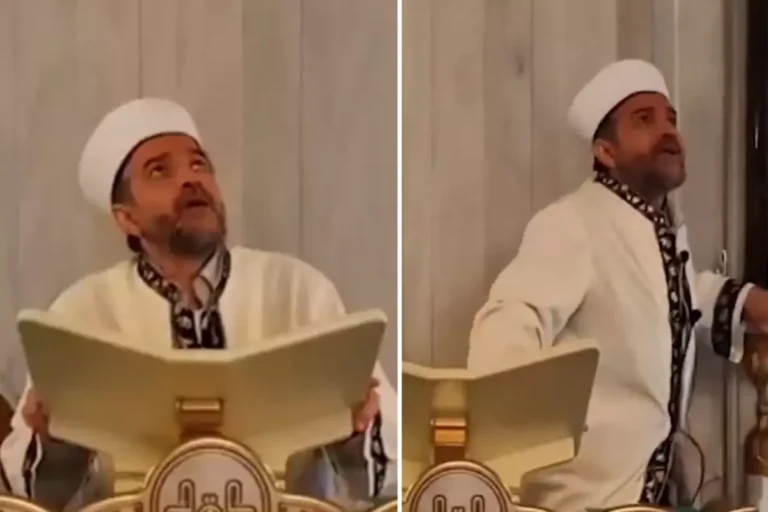 Depreme camide yakalanan imamın zor anları