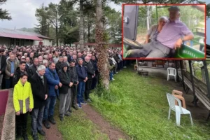 Eşini kazada kaybeden yaşlı adam saatler sonra kalp krizinden öldü